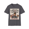 Caffeinated & Confused Mom T-Shirt — "Mom Sweating While Everyone Snacks" Funny Mom Life Tee