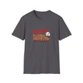 Baseball Mom T‑Shirt – Leopard Print “Baseball MOM” Graphic with Baseball Accent